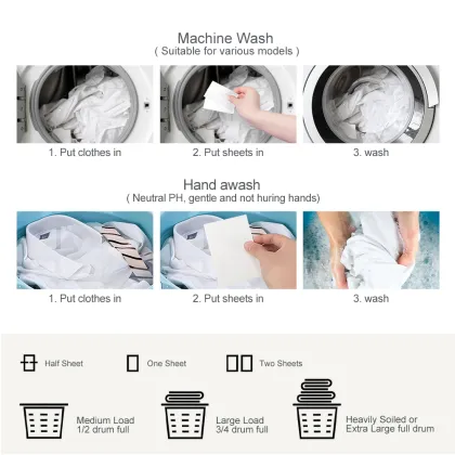 New design baby laundry detergent sheets