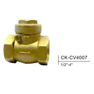 Válvula de verificação de balanço de bronze FXF CK-CV4007 1/2 &quot;-4&quot;