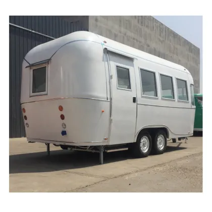 USA-Made Fiberglass Stainless Steel Sandwich Panel Airstream Camper for Outdoor Ventures