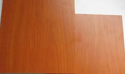 Cherry wood grain color fancy plywood
