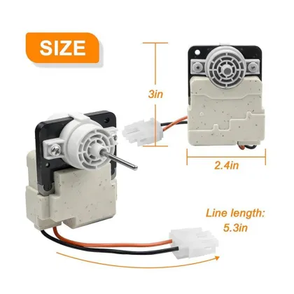 Electric Evaporator Fan Motor for Refrigerator Repair: Compatible with Frigidaire and Kenmore Models 242077702