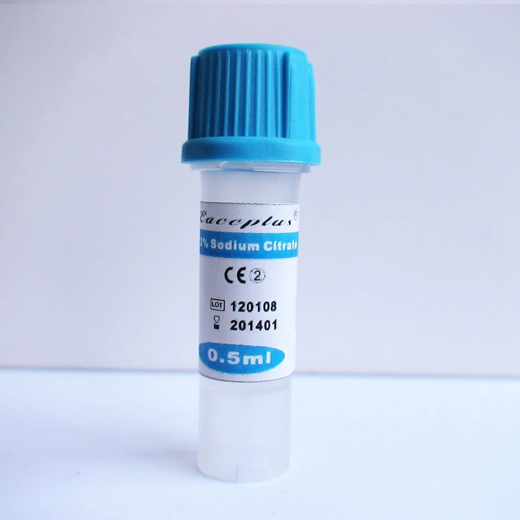 Consommables de laboratoire Micro tube capillaire de collecte de sang héparinisé jetable avec ISO