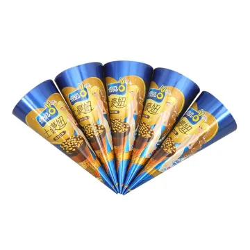 Custom Printed Aluminum Foil Ice Cream Cone Sleeves