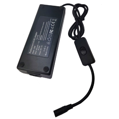 24V5A AC Adapter with switch for CCTV/LED