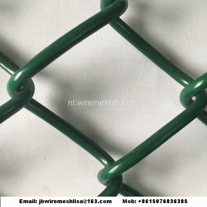 Gegalvaniseerde en PVC gecoate ketting Link Fence