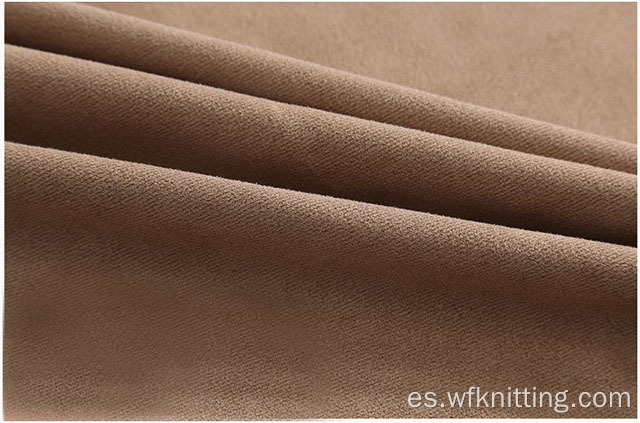 Poliéster Spandex Stretch Air Layer Scuba Suede Fabric