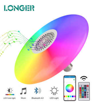 RGB Musical Speaker LED Light Bulb for Party Night and DJ Stages