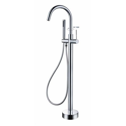 Multiple Color Single Handle Brass Freestanding Tub Faucet