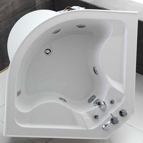 Luxury Spa Bathtub Medium Size Two Seats Massage Bathtub