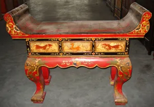 Antique Painted Altar Table 