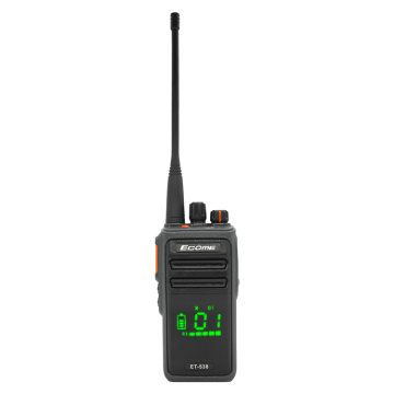 Fabricación Ecome ET-538 VHF UHF Walkie Talkie Analog portátil IP68 impermeable radio dos vías