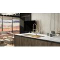 Stainless Steel Gold Kitchen Sink with Drain Board