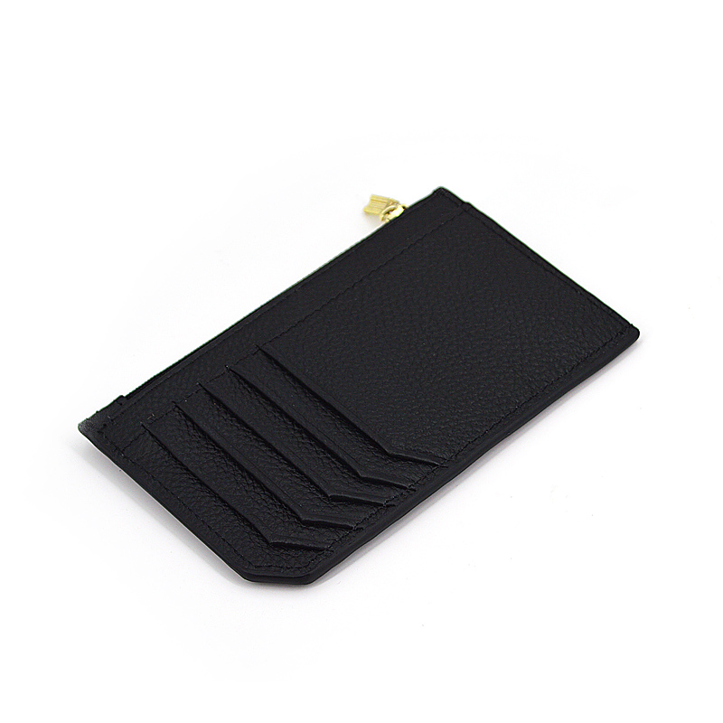 Hot Stamping Zipper Custom Kreditkortshållare