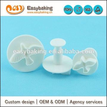 Cake Decorating Plunger Cutter Dove Shape Fondant Cutter