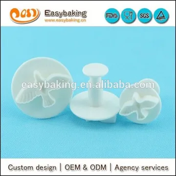 Cake Decorating Plunger Cutter Dove Shape Fondant Cutter