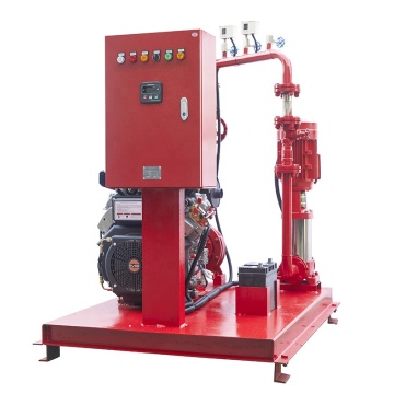 Fire Fighting Pump Set with Control Panel: Diesel and Electrical Jockey Pumps