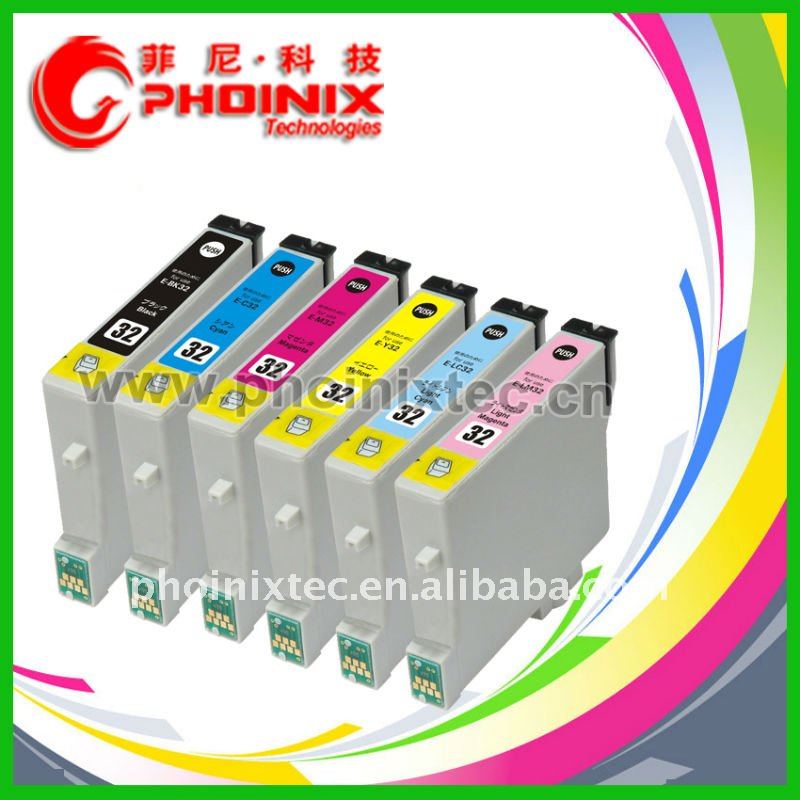 Printer Ink Cartridge Compatible For Epson Icbk32,icc32,icm32