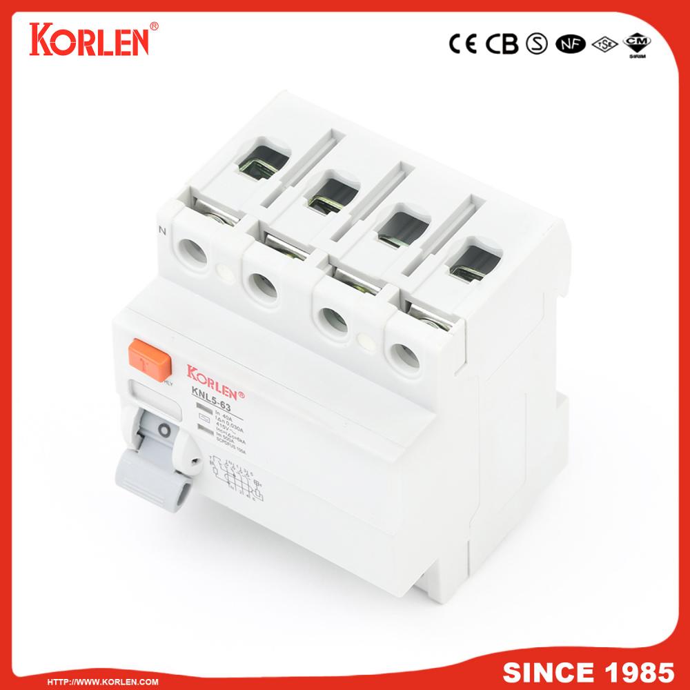 Residual Current Circuit Breaker s type 6ka 125A