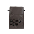 Melhor preço reciclável materiais kraft sacos de café com laço