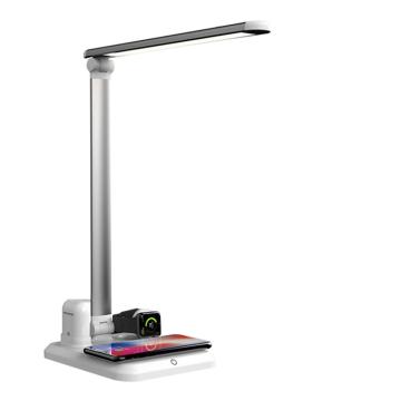 Lampada da scrivania a LED 4 in 1 caricabatterie wireless