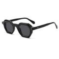 Geometric Hexagon Acetate Sunglasses