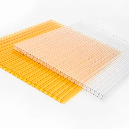 Transparent 12mm multi-layer PC hollow solar panel