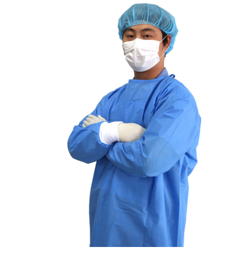 Hot-sale SMS Reinforced Sterile Surgical Gown