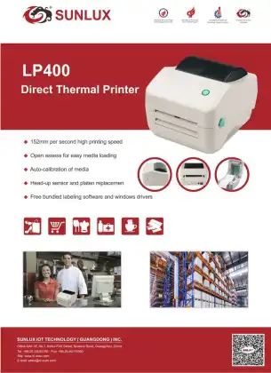 Office Kitchen Wifi Serial USB Thermal Label Printer