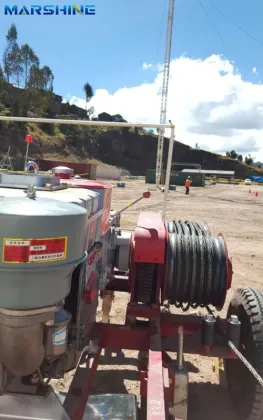 Gas Powered Engine Hydraulic Winch