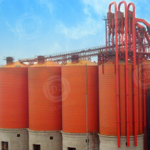 Минни оборот шлака прах гофрирана стоманена плоча силоз