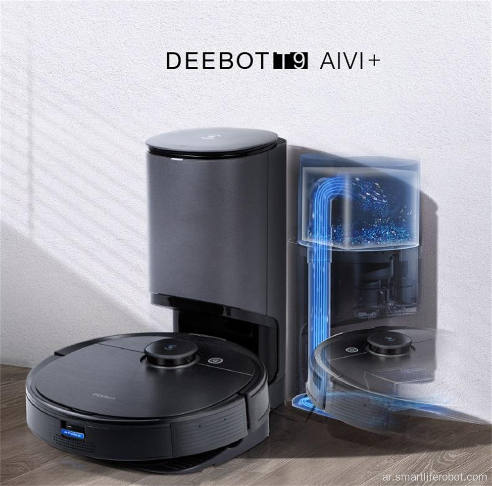 Ecovacs T9 Aivi + Deebot التلقائي فراغ الروبوت الذكي