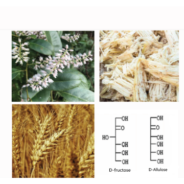 dolcificanti a basso contenuto di carboidrati cristalli allulosio e sciroppo di allulosio