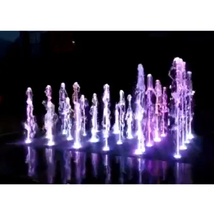 Floor Music fountain with light
