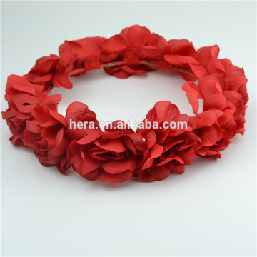 Bridal Red rose flower Garland sale from China SM-0472N