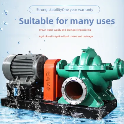 Manufacturer Direct Double Suction Centrifugal Split Casing Pump - High Flow Rate