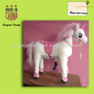 (EN71&ASTM&CE)~(Pass!!)~ Dalian Amusement plush horse ride-on/Walking animals horse ride on toy/ZW-8 White Zebra/Magicprince