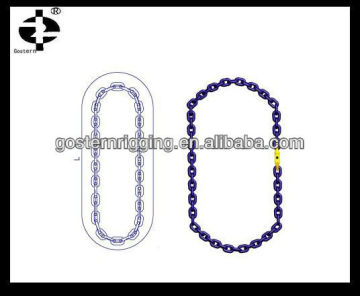 round endless chain sling with connector