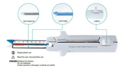 Innovative Surgical Suture Titanium Linear Cutter Stapler Same Ethicon , Autosuture