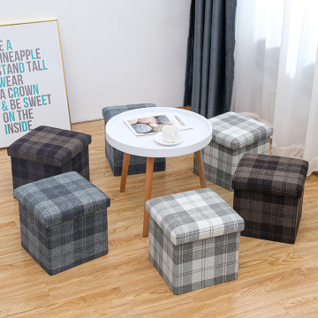 New fashion fabric storage stool