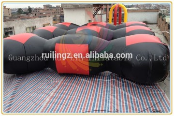 Ruilin funny inflatable puzzle games,inflatable maze with LED light for children