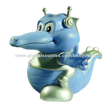 Dragon-shaped Money Bank, Made of Eco-friendly PVC with Creative Designs