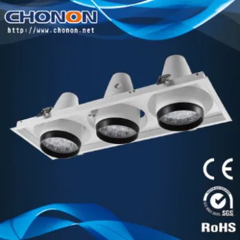 Recessed 36W aluminum LED downlight