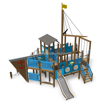 Meilleur prix d'usine Pirate Ship Playground Ride for Kids
