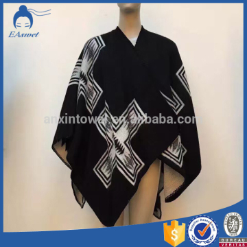 2016 latest design new model jacquard woven cotton blanket scarf shawl