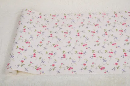 Pastoral And Pvc Flower Pastoral Wallpaper For Living Room