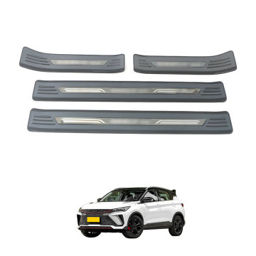 OEM Otomotif Stainless Steel Chrome Exterior Accessories untuk 2022 Geely Coolray Door Sill Strip