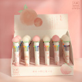 Cute Fresh Pink Peach 10 Colors Ballpoint Pen Kawaii School Office Writing Supplies Gift Stationery for Students Pens