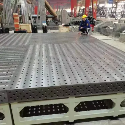 Welding Table Clamping Fixture with Adjustable Clamping Feature