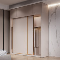 Bedroom sliding door assembly large cupboard wardrobe