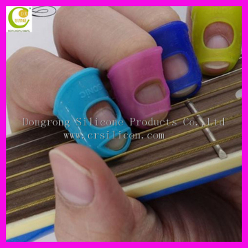 Fashion oem/odm design custom impressive high quality printed logo silicone finger head protector rubber cover